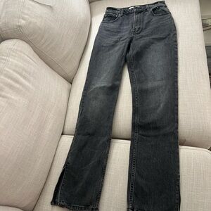 Abercrombie & Fitch Dark Gray Flare Jeans